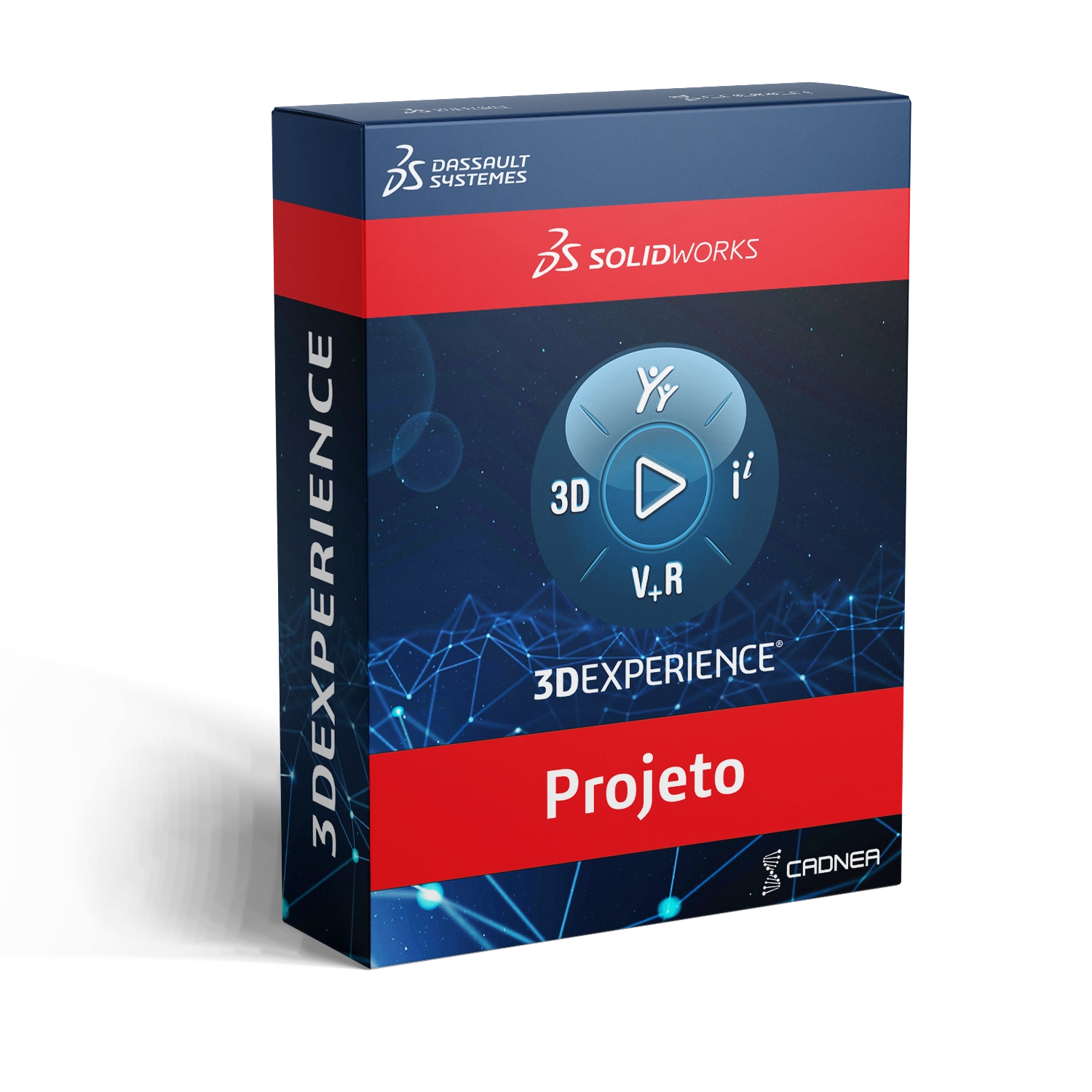 Caixa de produto 3DEXPERIENCE Projeto