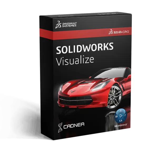 Caixa de Produto SOLIDWORKS Visualize
