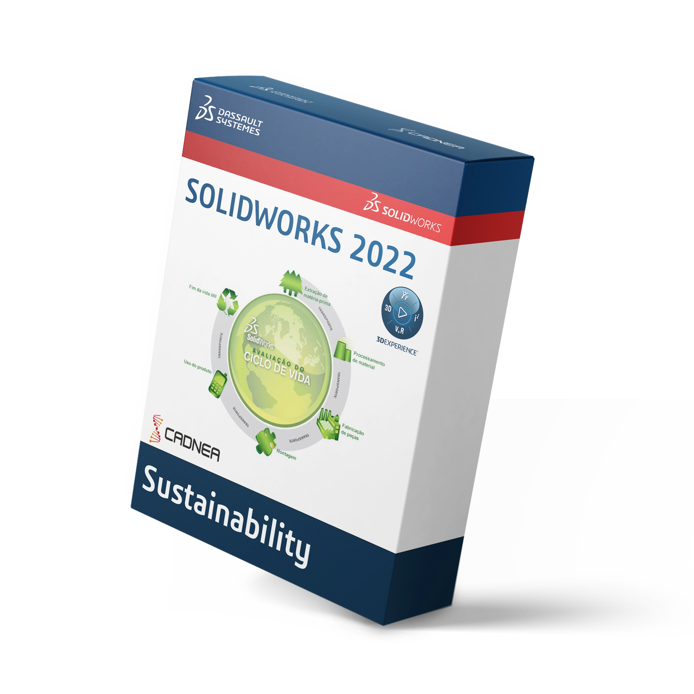 Caixa de produto SOLIDWORKS Sustainability