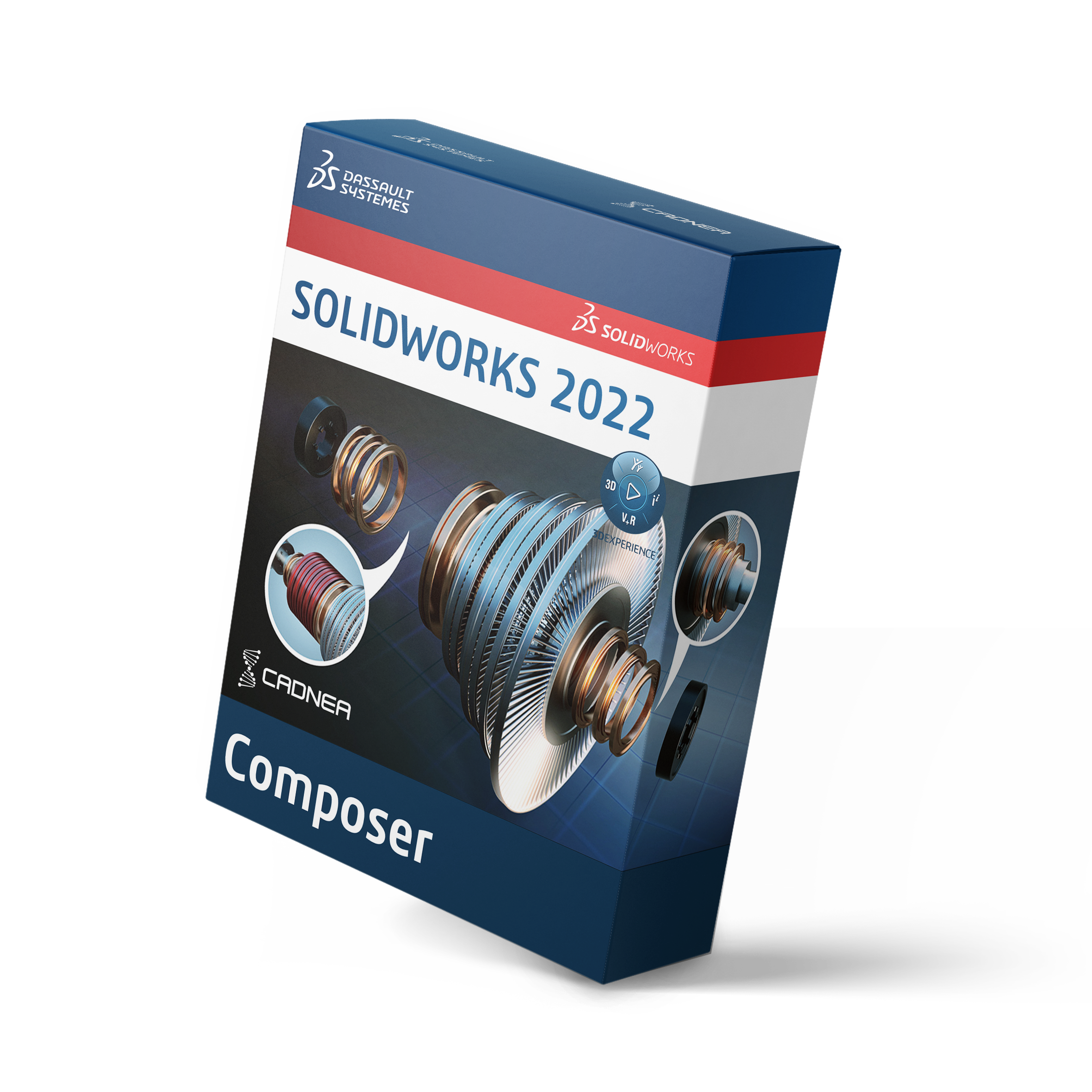 Caixa de produto SOLIDWORKS Composer
