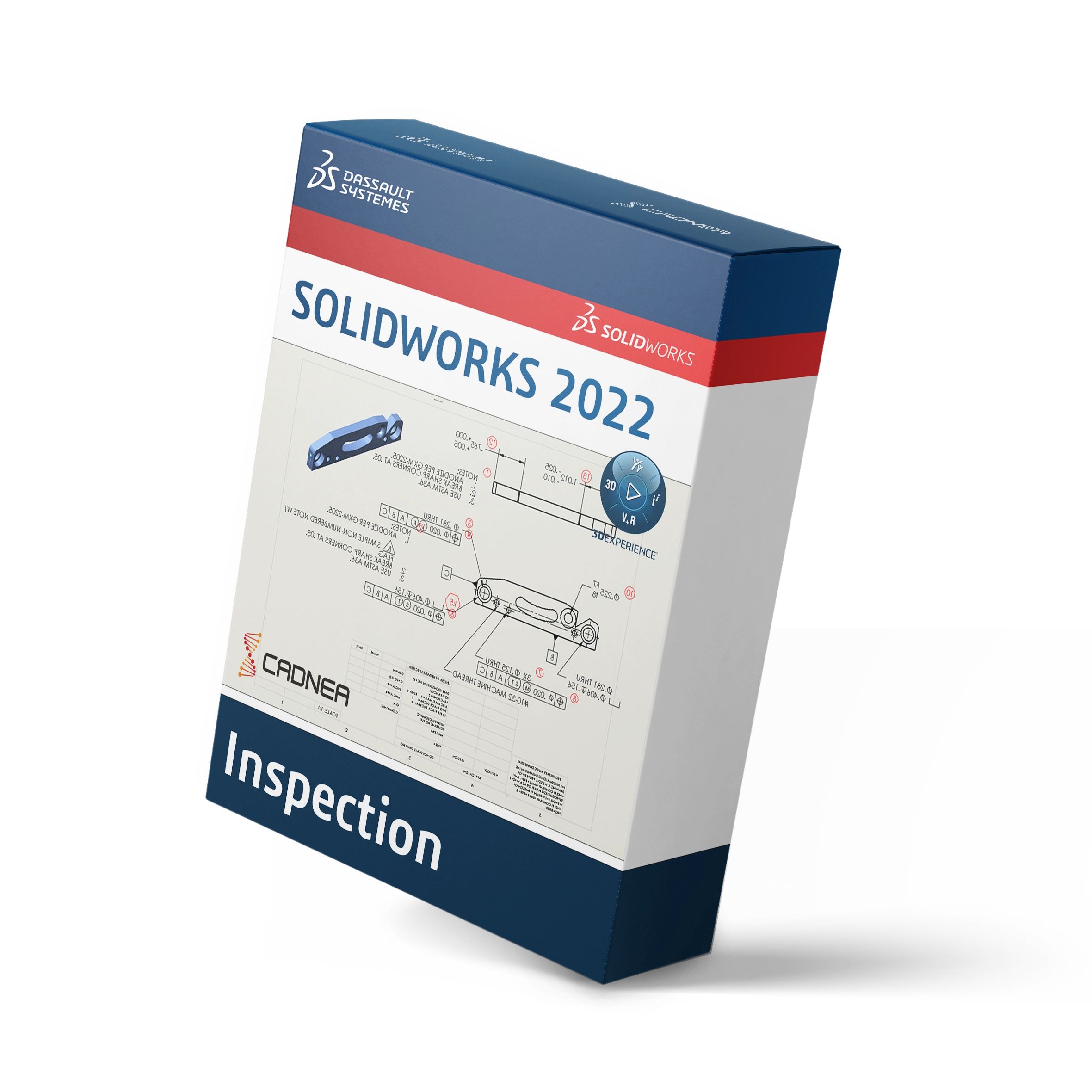 Caixa produto SOLIDWORKS Inspection