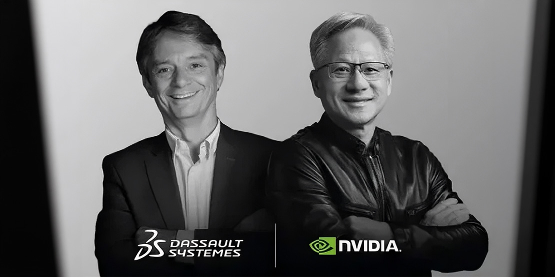 Parceria entre Dassault Systèmes e NVIDIA para IA Industrial e Gémeos Virtuais